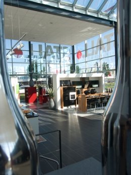 Blick in die Küchenausstellung