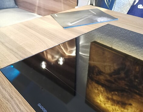Gaggenau Muldenlüfter Vario Serie 400 inkl. 2 x Kochfeld Flexinduktion rahmenlos - Muldenlüfter Vario VL414112 inkl. 2 x Kochfeld VI422104