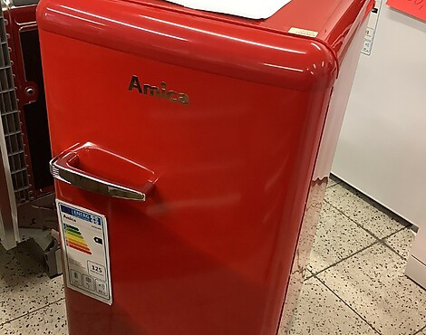Stand Kühlschrank mit Gefrierfach rot - KSR361000R