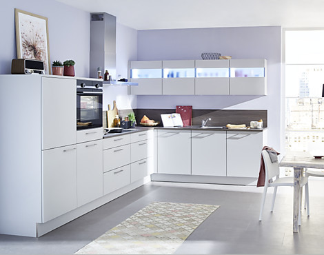Familien L-Küche in einem modernen Look - Plus