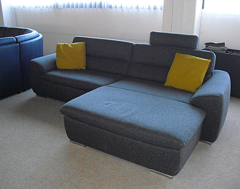 Sitzecke in Stoff grau - Mod. LARS