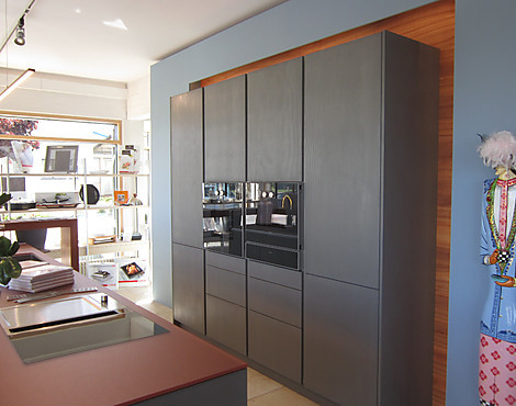 Horizon Metal x² aluminiumfarbig mit Birnbaum kombiniert - Horizon Metal x² aluminiumfarbig mit Birnbaum kombiniert