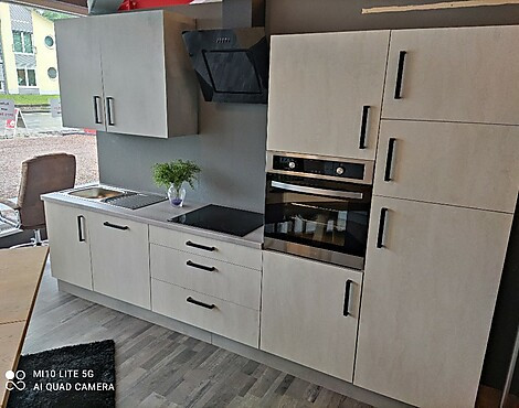 Hausmarke Sven Küchenzeile 320cm, Beton Hell/Dunkel, Modern - Sven 320