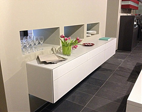 WARENDORF Muster-Sideboard - WARENDORF F16 ABET BIANCO GHIACCO