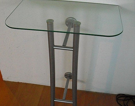 Garderobenablage aus Glas - -