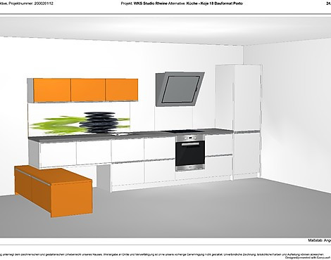 Ausstellungsküche Bauformat Cube Porto - Porto