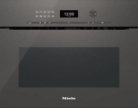 MIELE Backofen mit Mikrowelle plus Wärmeschublade in grau - H 6401 BMX GRGR