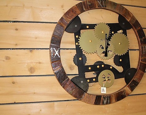 Außergewöhnliche Wanduhr - Wanduhr Patchwork-Style