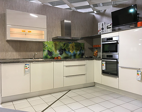 Kleines Hochglanz-L - Focus Weiß