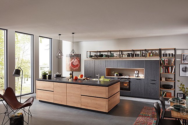 Nobilia-Musterküche Moderne Küche mit Siemens-Geräten