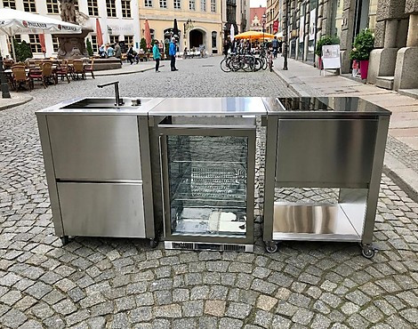JOKODOMUS modulare Edelstahlküche - CUN für Indoor und Outdoor