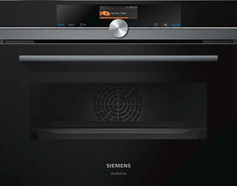 iQ700 Kompaktbackofen mit Mikrowelle studioLine CM876G0B6 schwarz - CM876G0B6