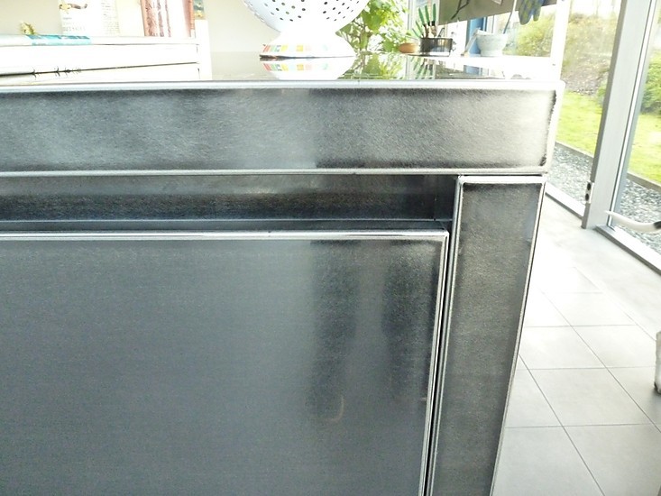 musterküche grifflose kücheninsel aus toughsteel block aus schwarz gefärbtem edelstahl 280 x Kücheninsel Entfernung ~ musterküche grifflose kücheninsel aus toughsteel block aus schwarz gefärbtem edelstahl 280 x