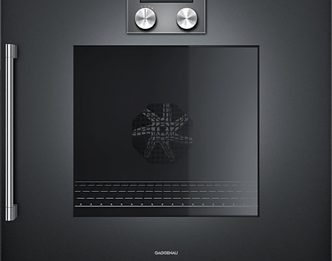 Gaggenau Backofen Serie 200, Ausstellungsgerät - BOP220102 Vollglastür in Gaggenau Anthrazit Breite 60 cm Rechtsanschlag