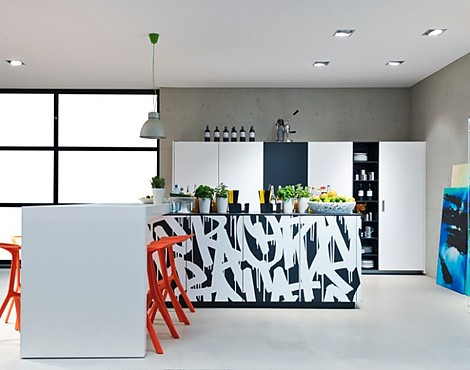 Neo Loft Küchenensemble - inkls. 5 Designschränke - Nolte Küchen Großeinkauf ü. 50 Musterküchen bis zu 70% preisw.