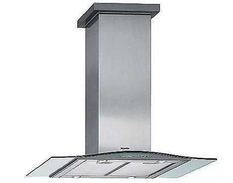 Miele Insel-Dunstabzugshaube Edelstahl mit Glasschirm - DA 5294 D