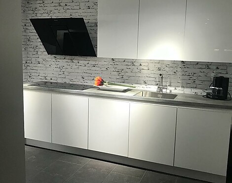 Musterküche SLCsterlinggrau samtmatt Lack - SLC