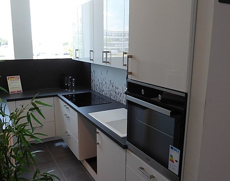 Moderne Hochglanz Küche - corona 270 weiß Hochglanz