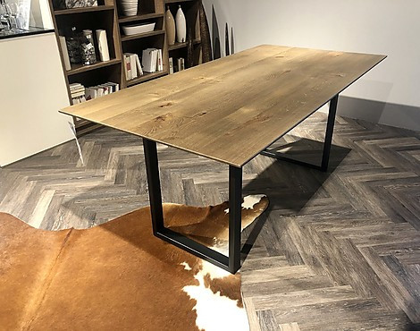 Eleganter Massivholz-Esstisch 180 x 90 cm in Eiche - Artikel-Nr. 197-40
