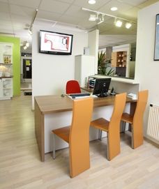 Beratungsplatz im Küchenstudio