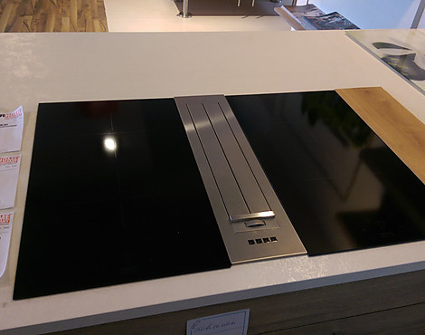 Dunstabzug Piano mit 2 Kochfelder Domino - Piano und Induktion Domino