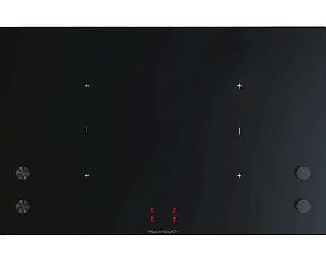 Induktionskochfeld "knobControl" 80 cm, mit aufgesetzten Bedienknebeln - KI8810.0SR