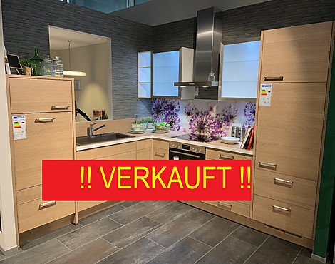 ⭐ Musterküche zum super Sonderpreis abzugeben - Bosch ; Front: Riva Eiche Somerset 887 - Koje 7