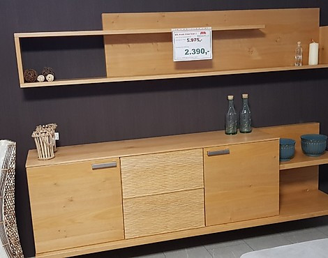 Lowboard Ambiente in Echtholz Eiche - Ambiente