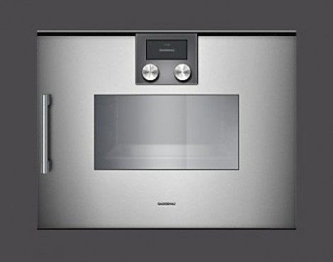 Gaggenau Dampfgarofen Serie 200 Metallic NEUGERÄT - BSP 220110 rechtsangeschlagen