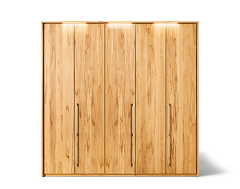 Massivholz Kleiderschrank - Drehtürenschrank "Soft"