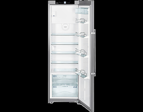 KBes 3864-20 Stand Kühlschrank mit Gefrierfach - Ausstellungsgerät - KBes 3864-20 Edelstahl