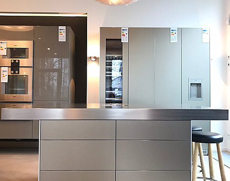 Edelstahl Inselbock CNXX Edelstahl 9cm - Schmuckstück zur Zubereitung und zum Anrichten für Liebhaber - Sonderkonditionen wg. Komplettumbau - B3 A3AX Aluminium 41 sandbeige