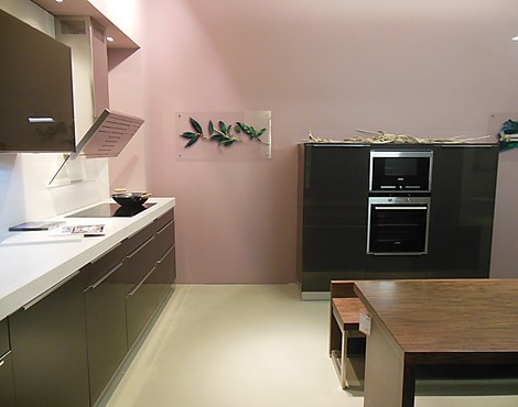 Traumküche! - AV 5090 Sepiabraun Glasfront