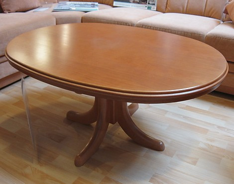 Couchtisch oval - Kirschbaum echtholzfurniert