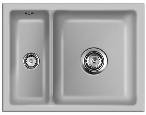 5398 02 76 - Einbauspüle Kera Domo Mera 60 Unterbau Farbe Alu