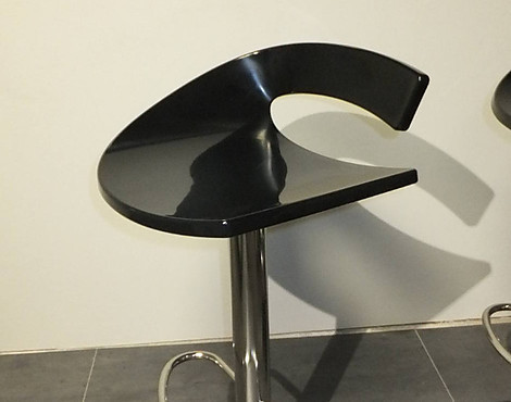 Metallgestell chrom - Hocker Torino (2 Stück)