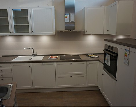 Landhaus-Winkelküche Milva weiß 331 x 210 cm! Musterverkauf! - Milva weiß
