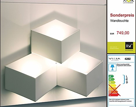 Vibia - Wandleuchte - Fold Surface