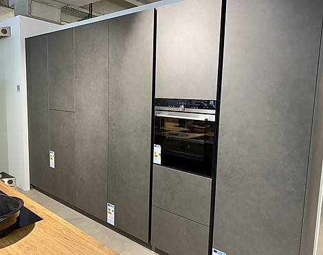 Ausstellungsküche SCHÜLLER ELBA anthrazit inkl. Siemens E-Geräte - Elba