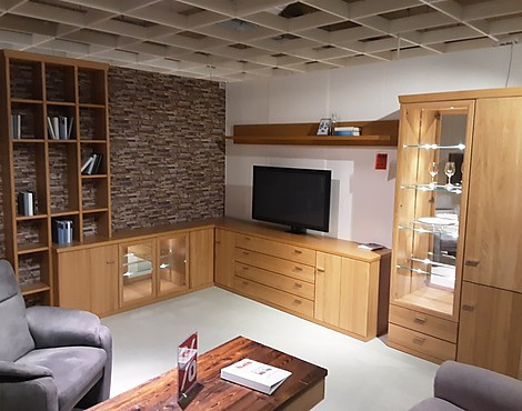 Zeitlose Eckanbauwand - RMW Modell Treviso in Eiche sand massiv