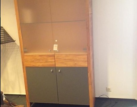 Vitrine Modell 2007 Firma Scholtissek Apfelbaum massiv/Glas - Vitrine Modell 2007 Firma Scholtissek Apfelbaum massiv/Glas