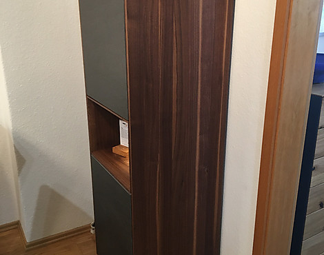 Highboard Nussbaum - Keramik inkl. Beleuchtung - Feligno