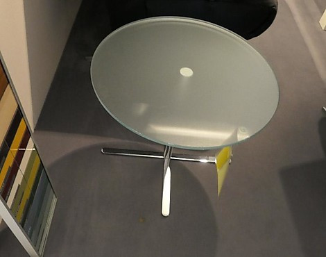 Beistelltisch / Glastisch 55cm rund - K445