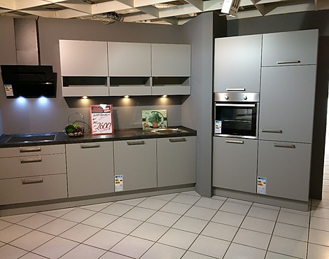 Moderne Küche in Steingrau - Pura