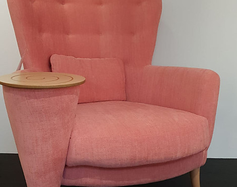 Fama Cocktailsessel Sixties-Stil mit Tisch - Christie