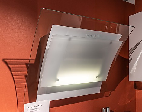 Weiße Glas-Wandhaube - Adelante 516W900B
