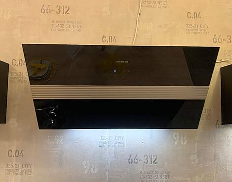 Silverline Bold BOW 800 S, schwarz Dunstabzugshaube (Ausstellungsstück) - Silverline Bold BOW 800 S