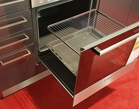 Moderne kleine L-Küche - Altano 7737 Ultra-HGL graphit metallic