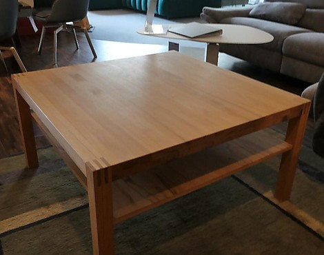 Couchtisch 90x90cm aus Kernbuche - LOFT