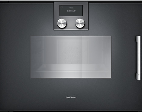 -Top Gelegenheit aufgrund aktueller Situation- Dampfbackofen Gaggenau - BSP 251 100 Vollglastür in Antrazit